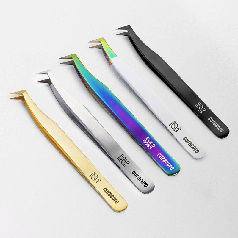 Curacoro Bold Boss tweezers all styles.