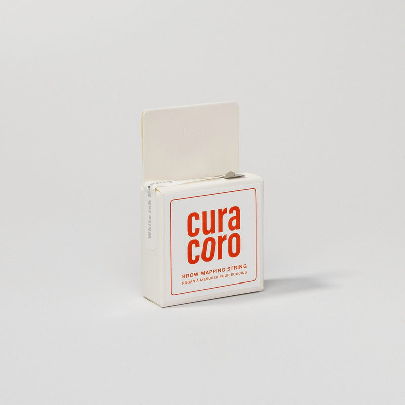 Curacoro Brow Mapping String Box Over White Background