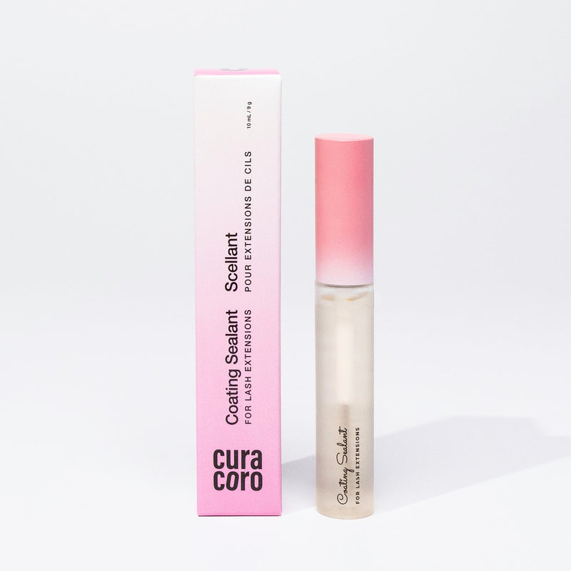 Curacoro Coating Sealant enhances lash extensions&