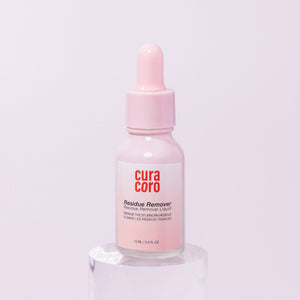Image of the Residue Remover standing in front of a pink background.