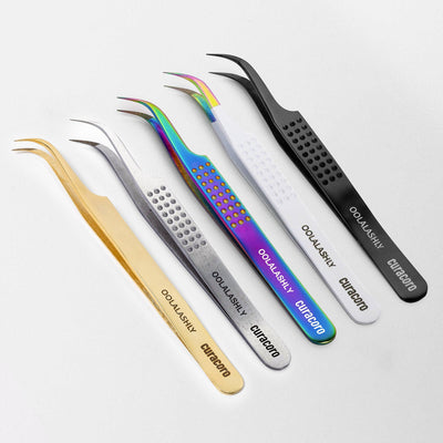 Curacoro Oolalashly tweezers all styles.