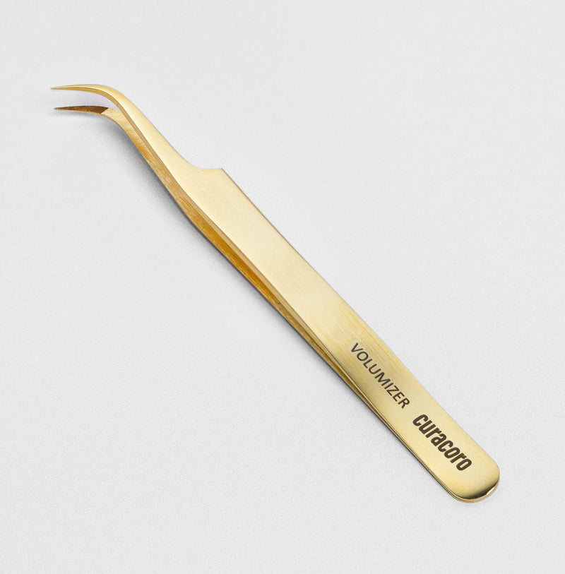 Curacoro Lash Extension Tweezer Gold style.