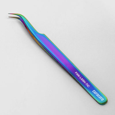 Curacoro Fan-Lash-Tic Tweezers Galaxy style.