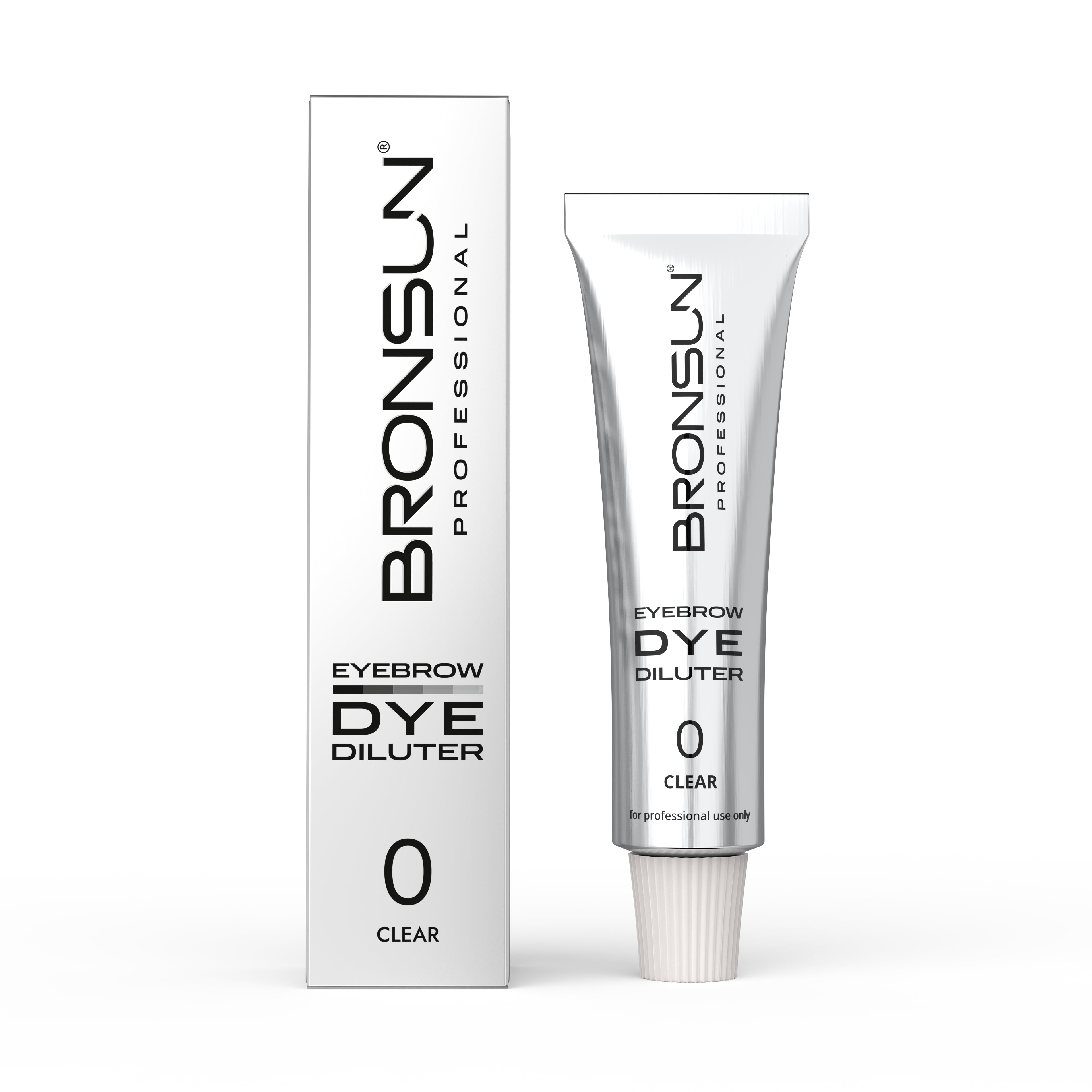 Eyebrow Dye Diluter BRONSUN clear 