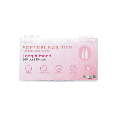 Curacoro Soft Gel Tips - Almond