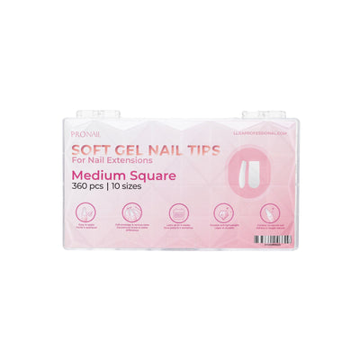 Curacoro Soft Gel Tips - Square