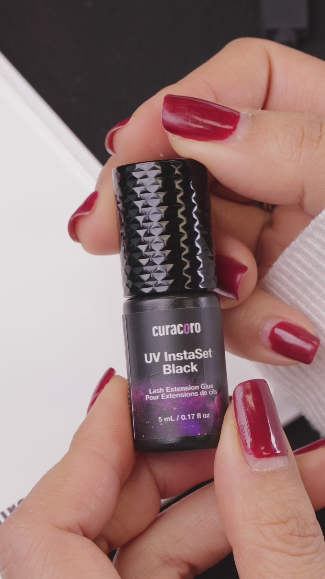 UV Instaset Black - Glue for Eyelash Extensions 5ml