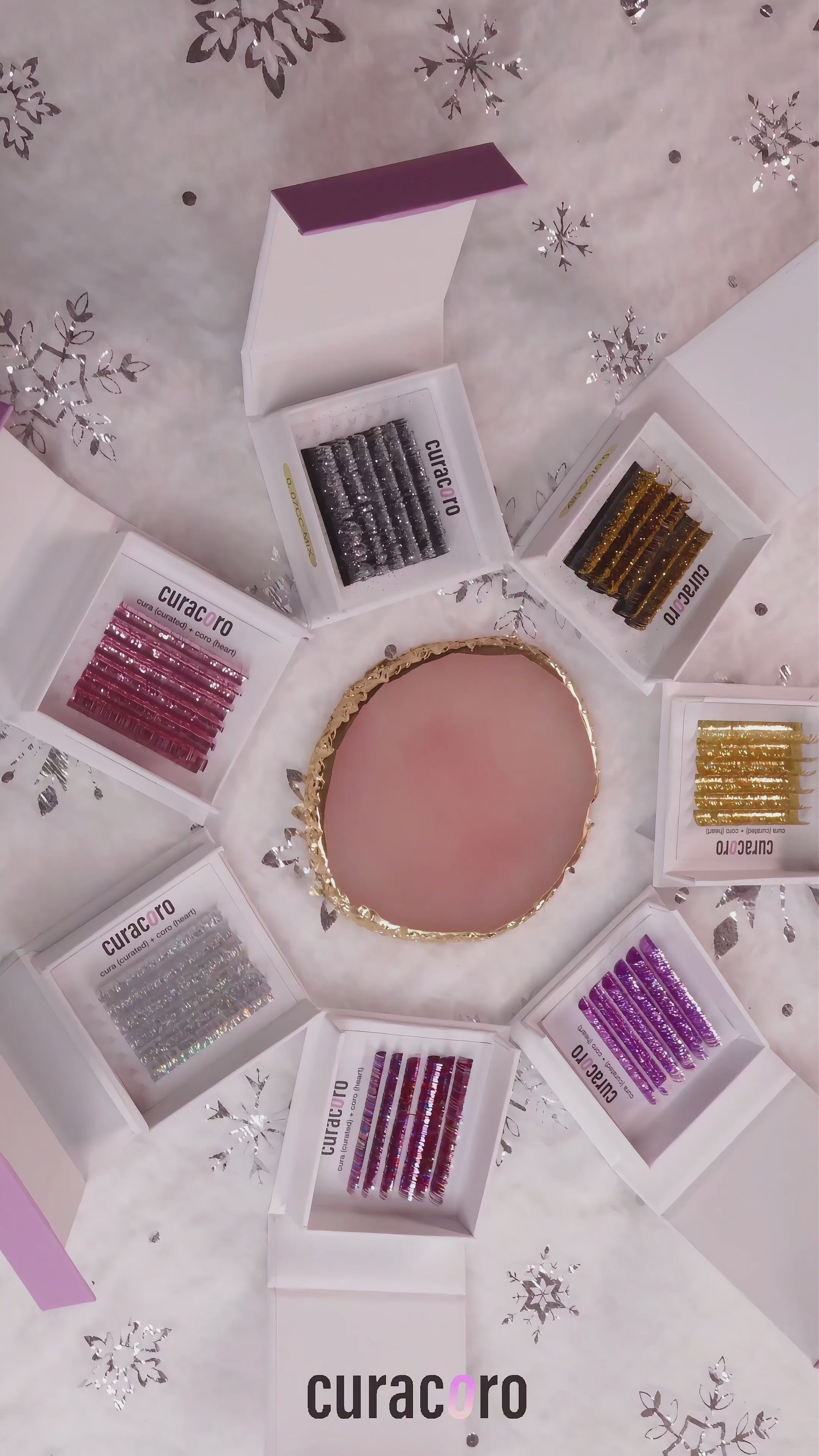 Super Mink Festive Glitter Soft Pink 0.07