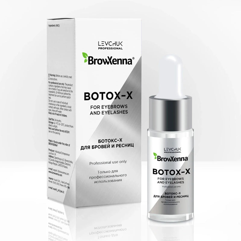 BrowXenna® Botox-X 10 ml bottle and packaging displayed