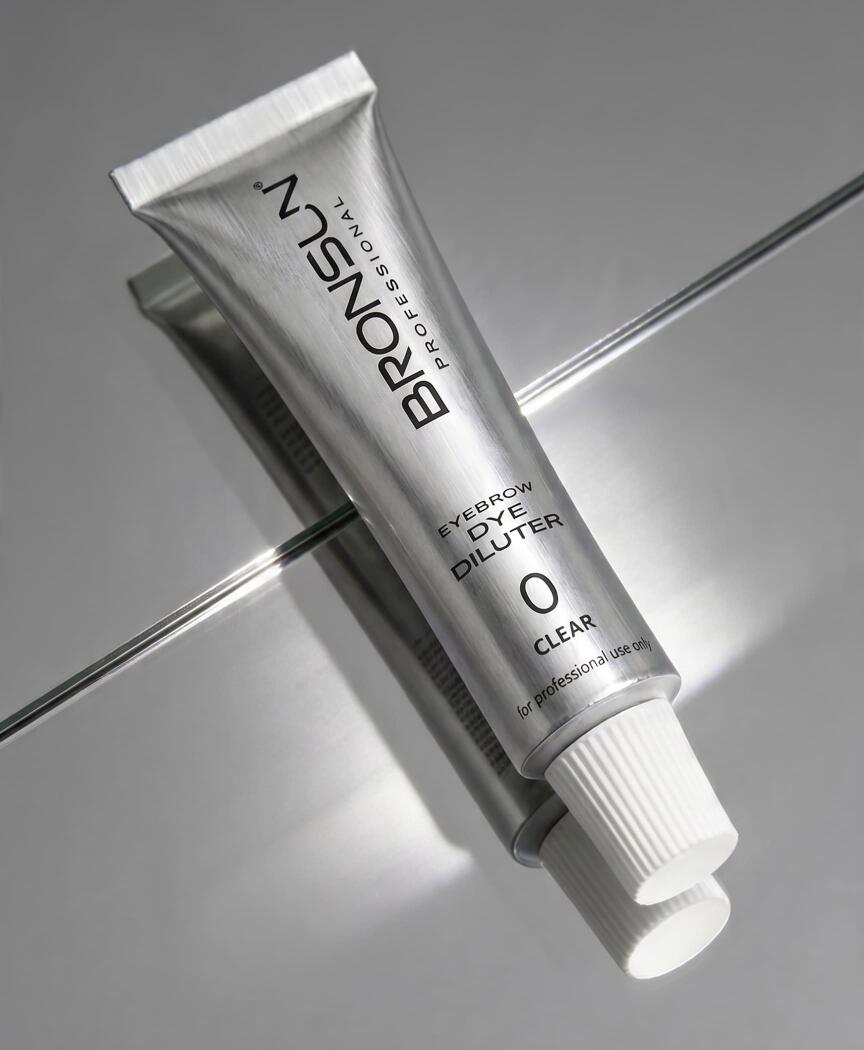 Eyebrow Dye Diluter BRONSUN clear 