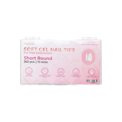 Puntas de gel suave Curacoro - Redondas 