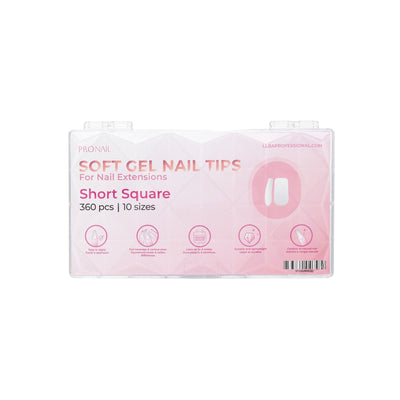 Curacoro Soft Gel Tips - Square