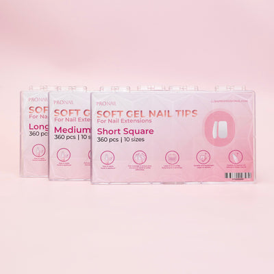 Curacoro Soft Gel Tips - Square